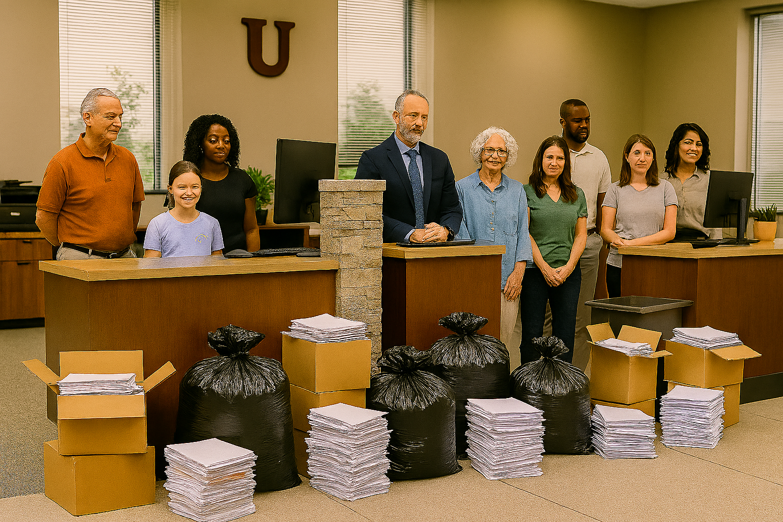 גריסת מסמכים חד פעמית