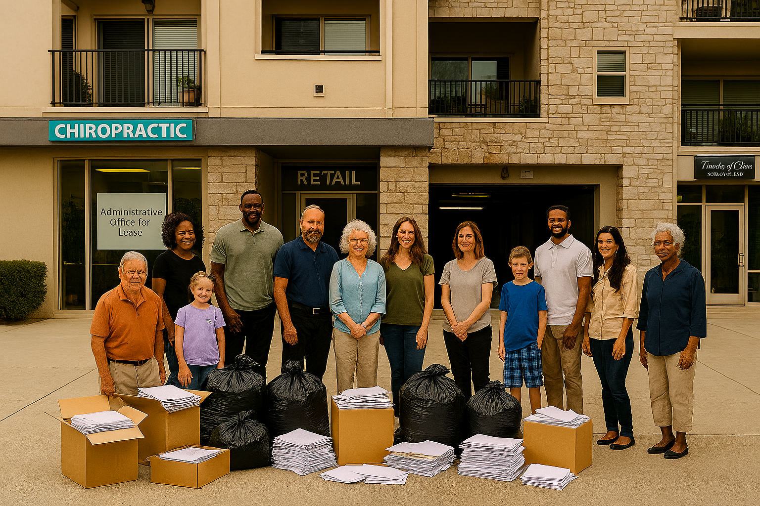 גריסת מסמכים לקבוצות